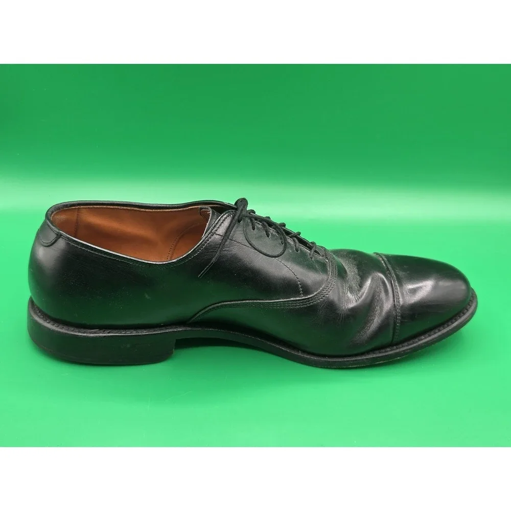Allen Edmonds PARK AVENUE Cap Toe Black Leather Oxford Dress Shoes Mens Size 12D